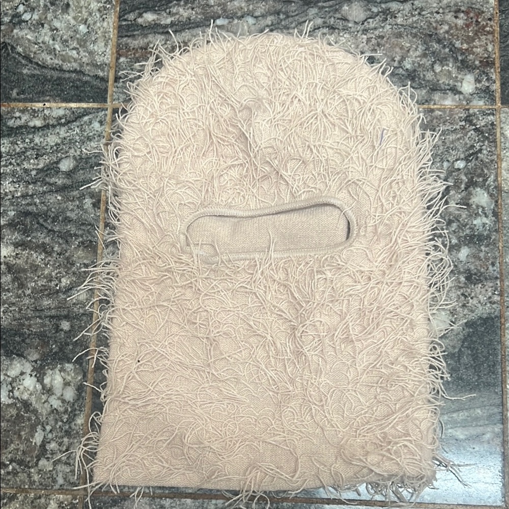 VK Desinger - Shiesty Mask Skizy ski Mask Textured. Beige Textured Balaclava